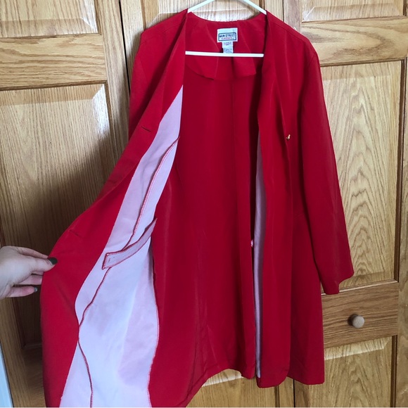 Main Street Classics Red Jacket Sz B4 - Picture 3 of 8